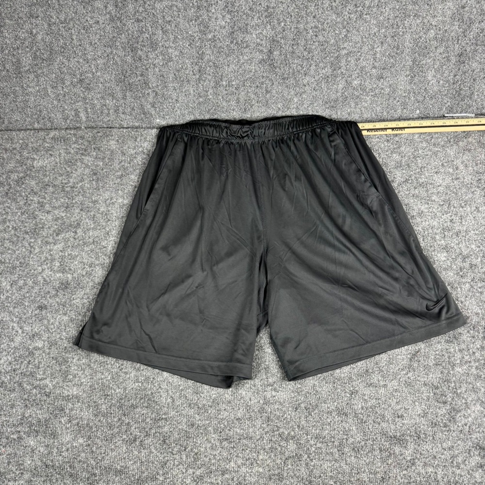 Nike Shorts Mens Size XXL Black Dri-Fit Athletic Gym Training Performance Active